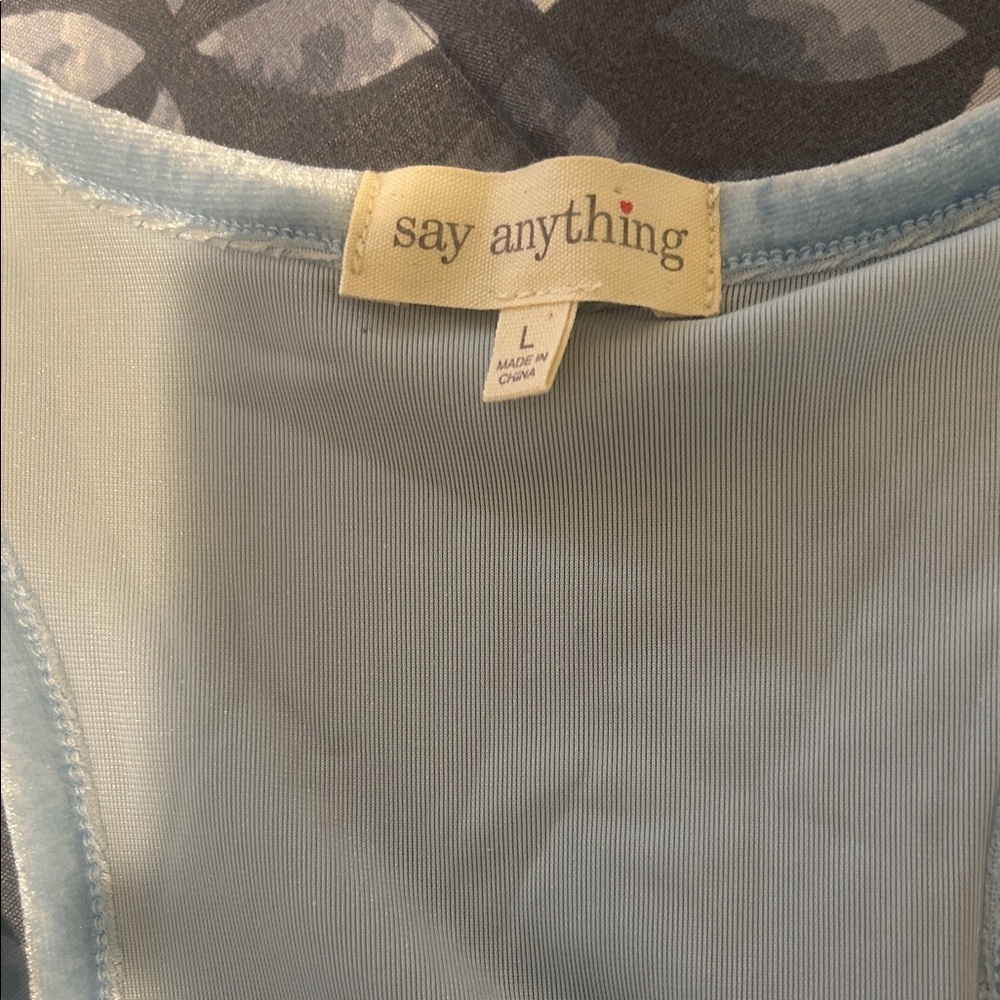 Sky Blue Women's Sleepwear Romper - Picture 2 of 3